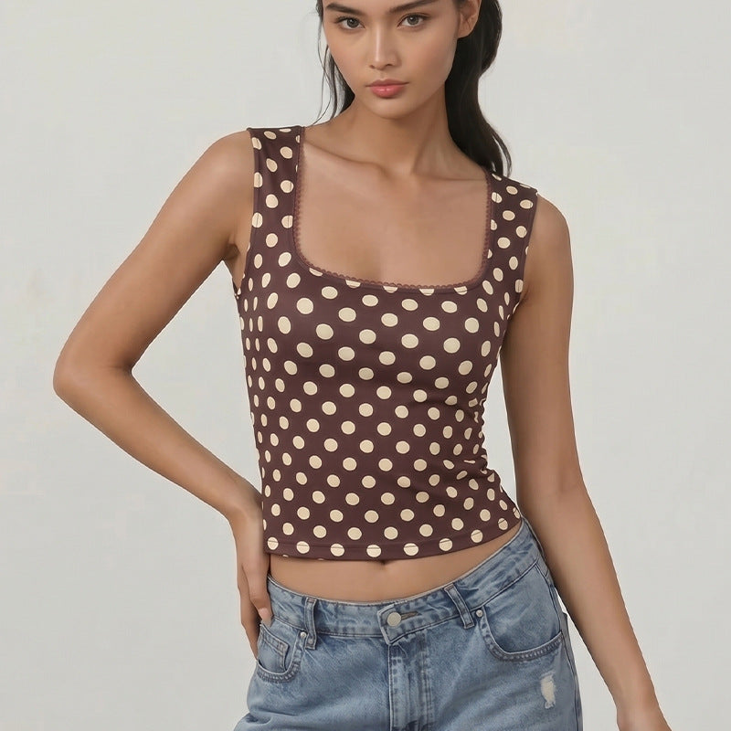 Polka Dot Cami Top