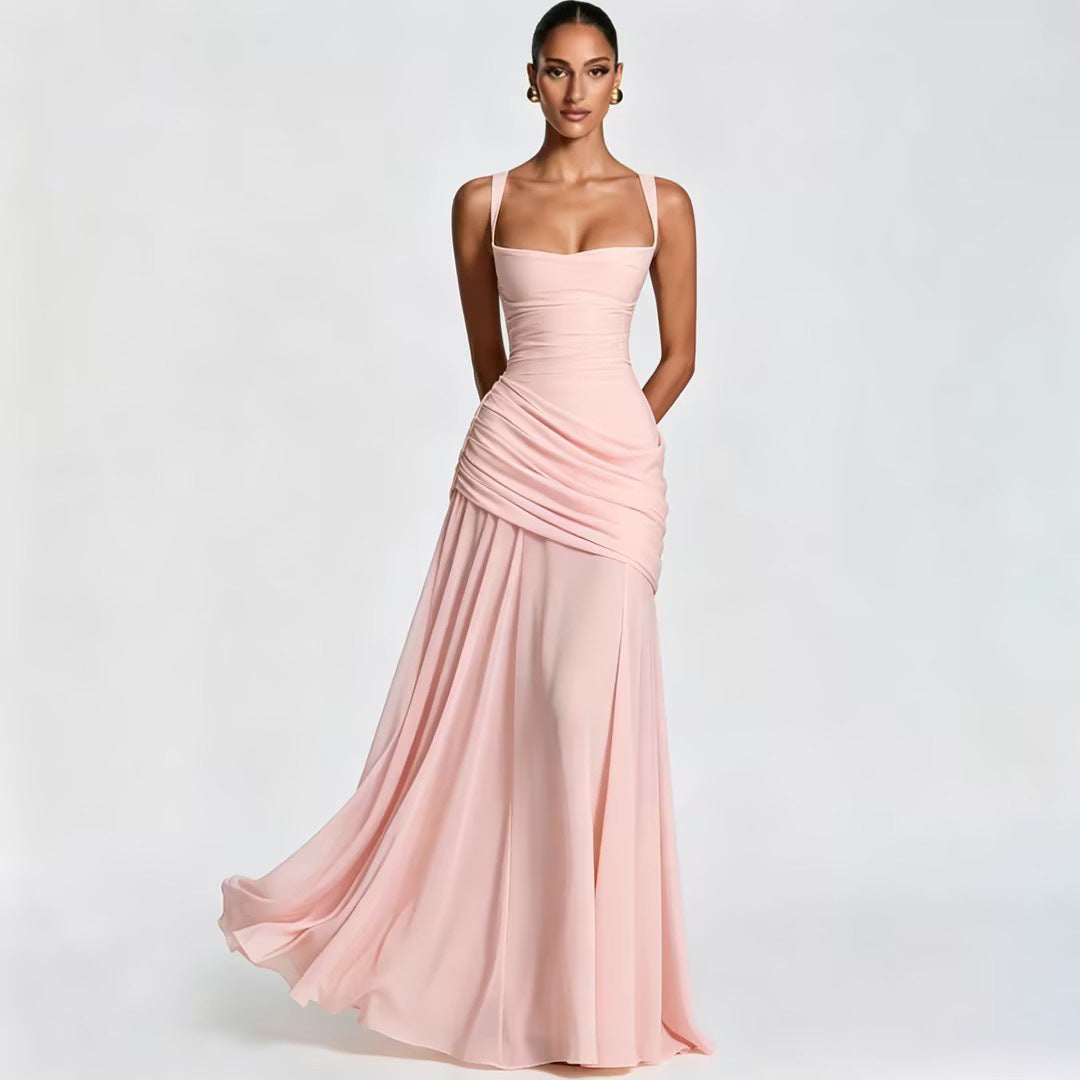 Square Neck Cami Maxi Dress
