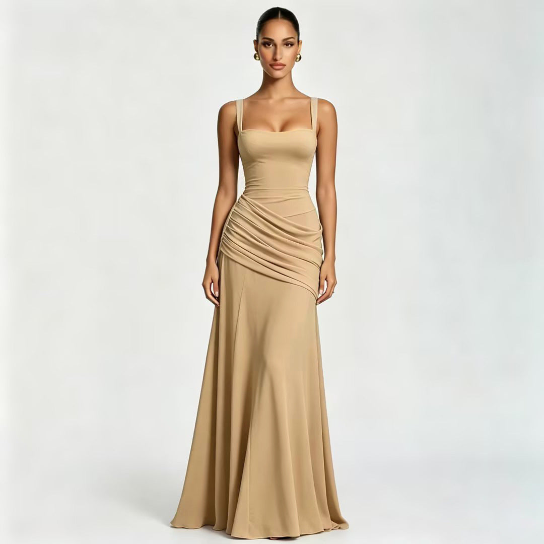 Square Neck Cami Maxi Dress
