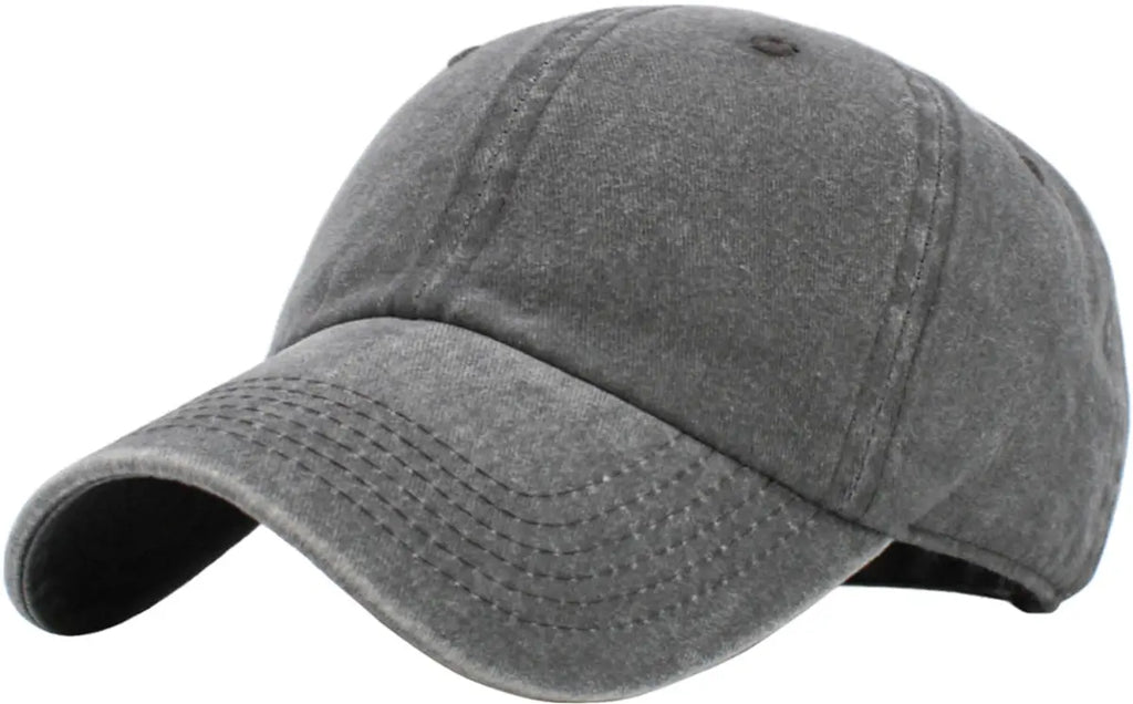 Light Charcoal Washed Performance Cap