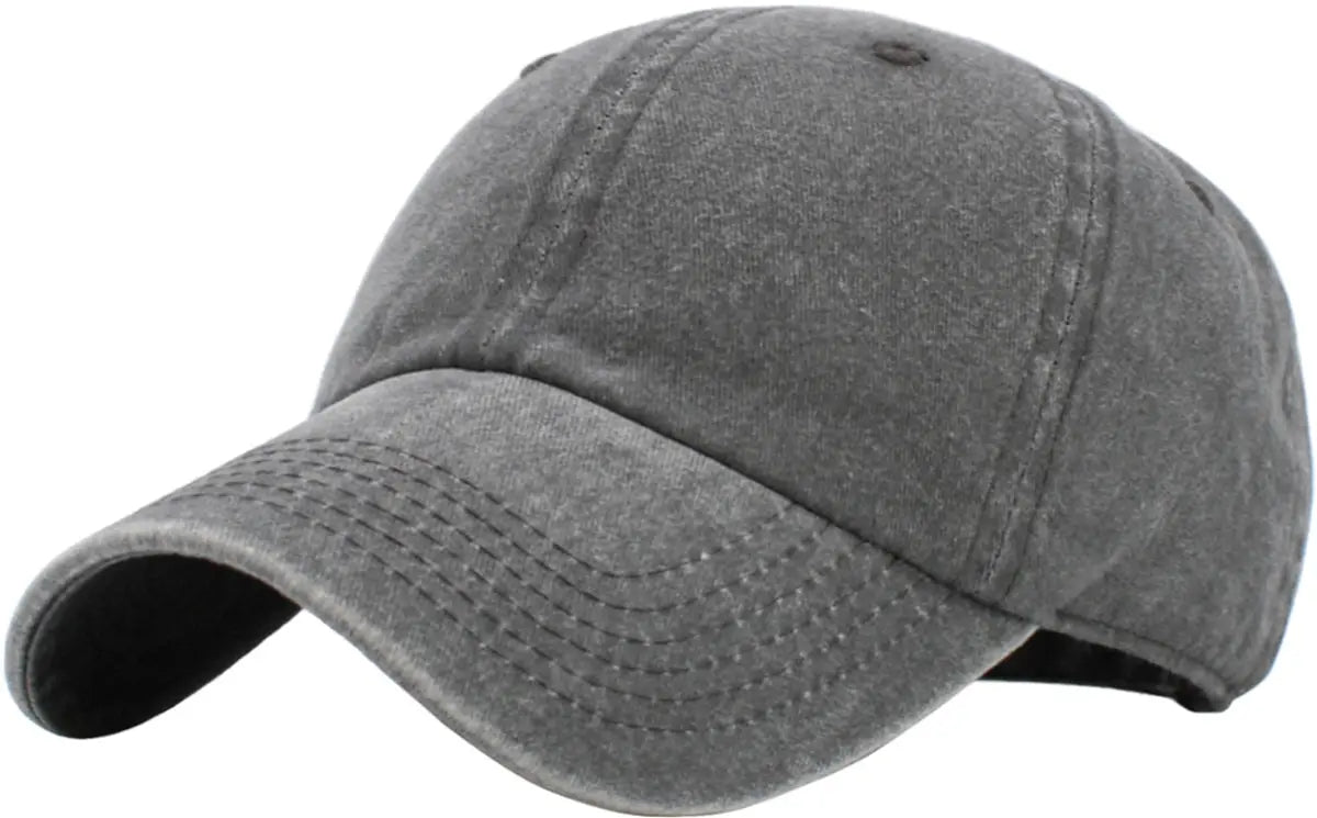 Light Charcoal Washed Performance Cap