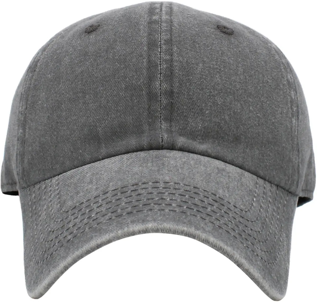 Light Charcoal Washed Performance Cap
