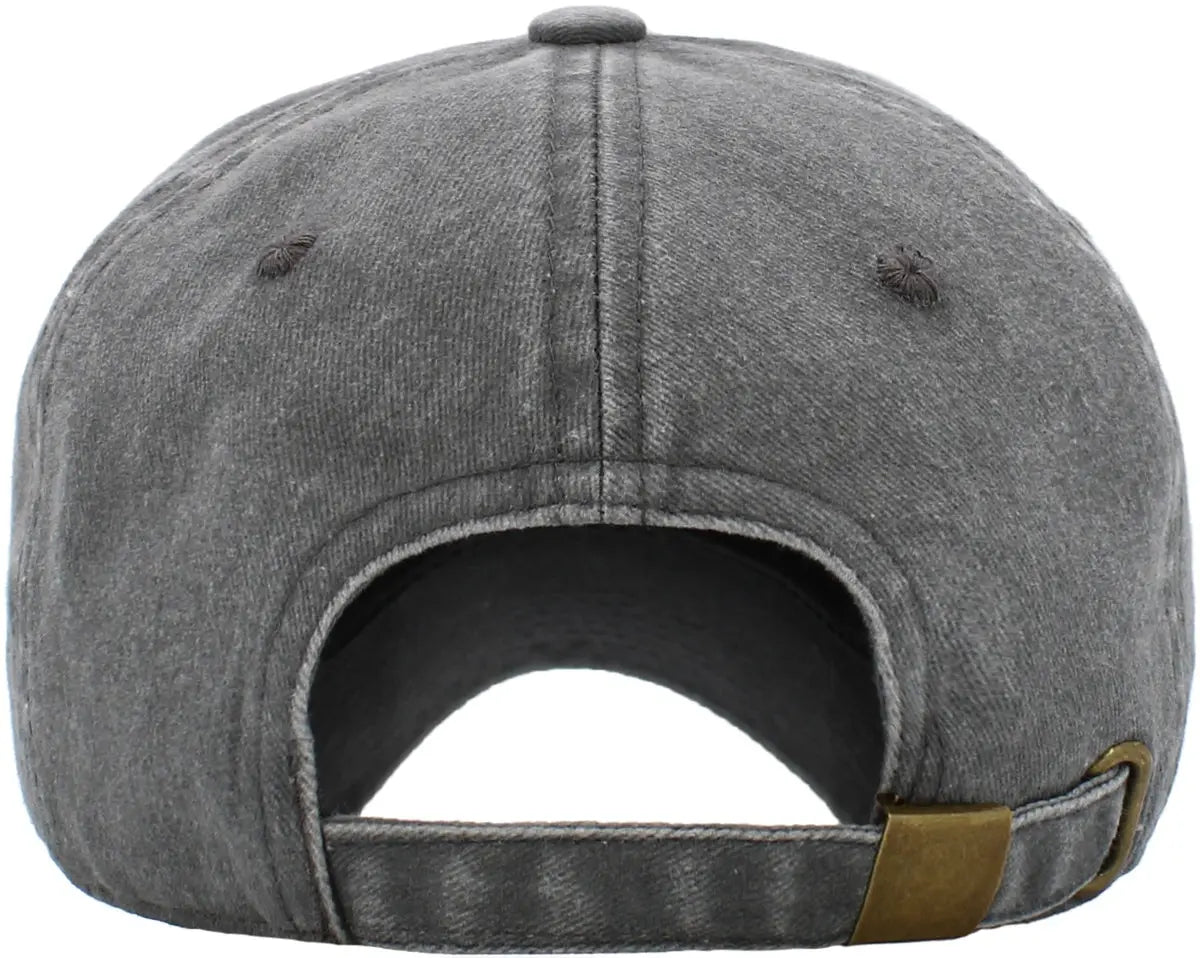 Light Charcoal Washed Performance Cap