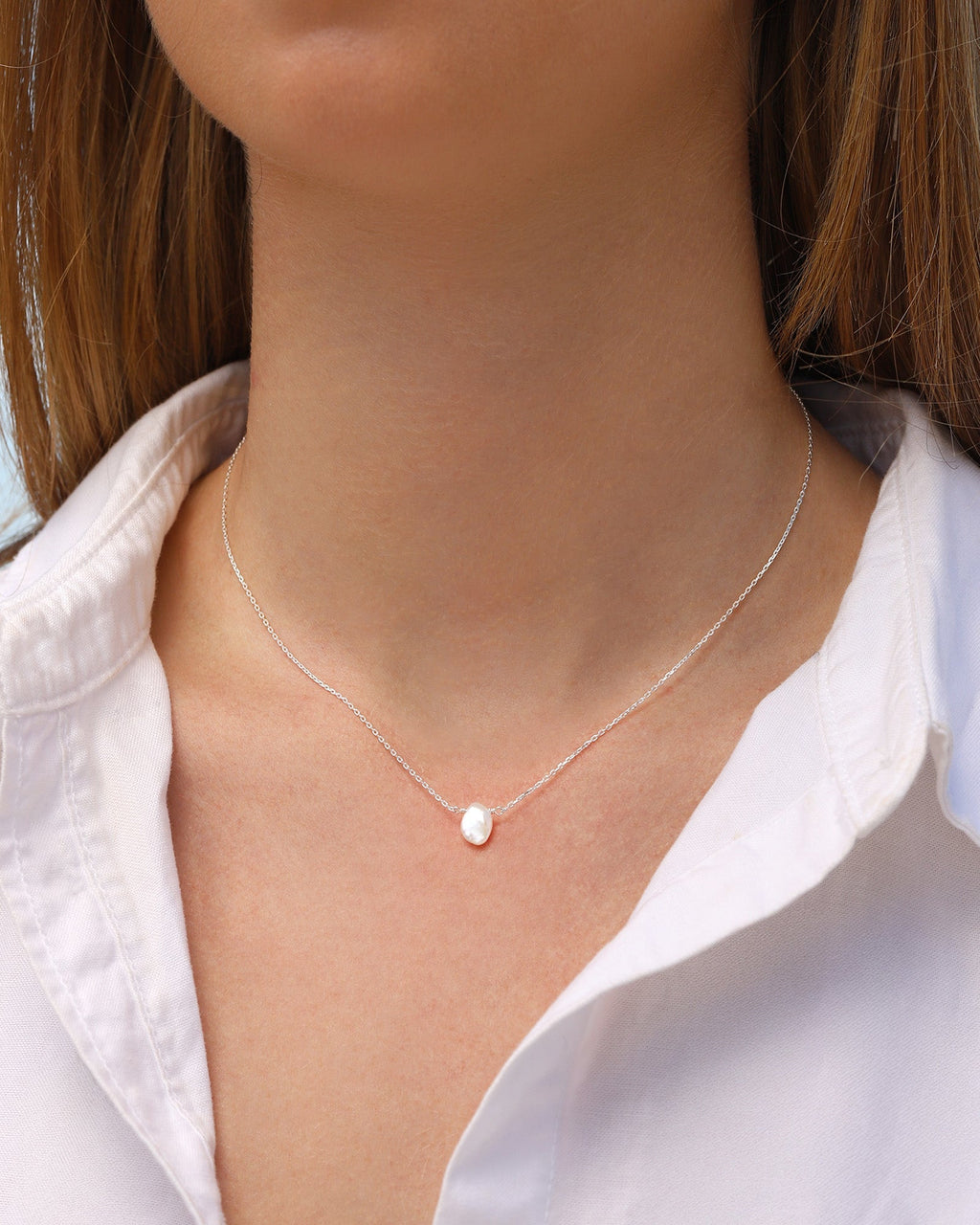 Keishi Pearl Necklace