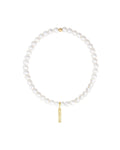 Mom Charm Pearl Beaded Bracelet