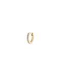 CZ Single Huggie I 8mm