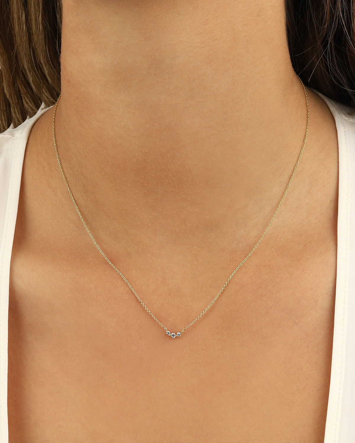 Graduated CZ Necklace