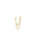 Opal Chain Single Stud