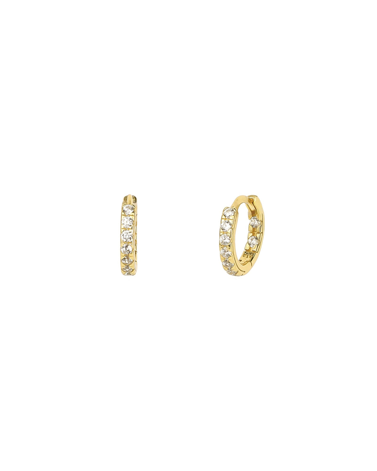 Classic CZ Huggies | 12mm
