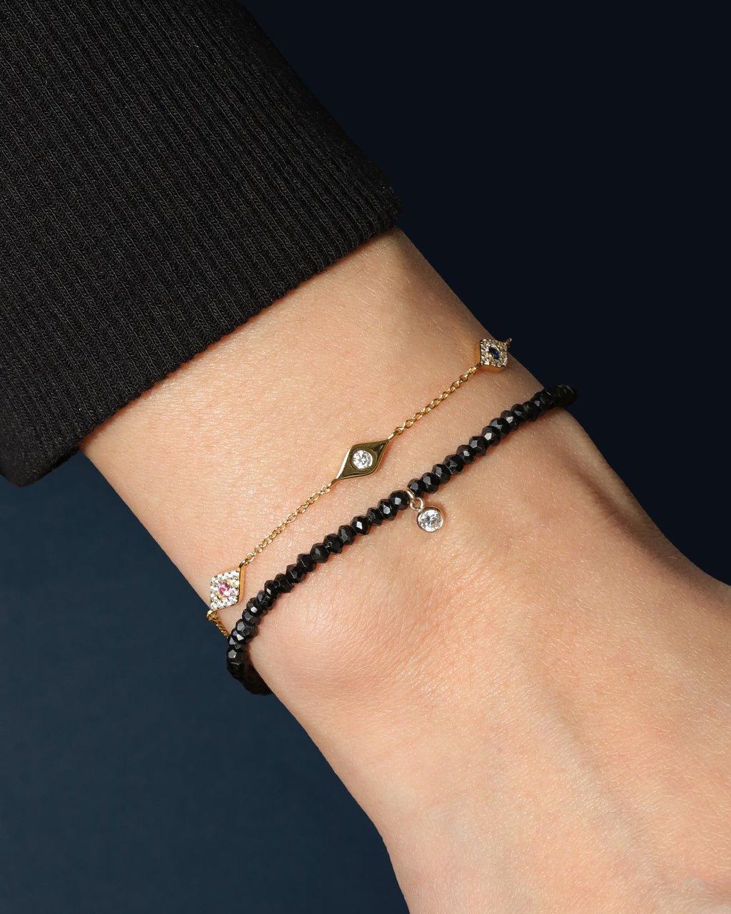 Mix Evil Eye CZ Bracelet