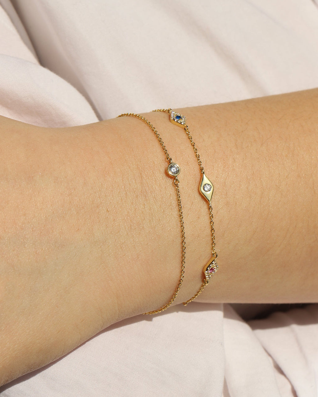 Mix Evil Eye CZ Bracelet