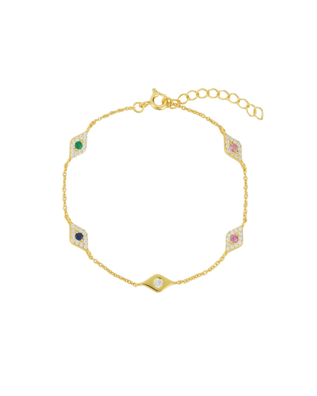 Mix Evil Eye CZ Bracelet