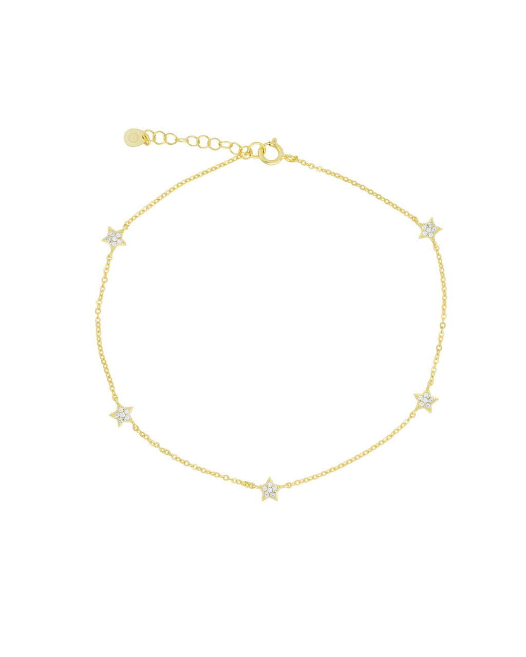 Star Pavé Anklet