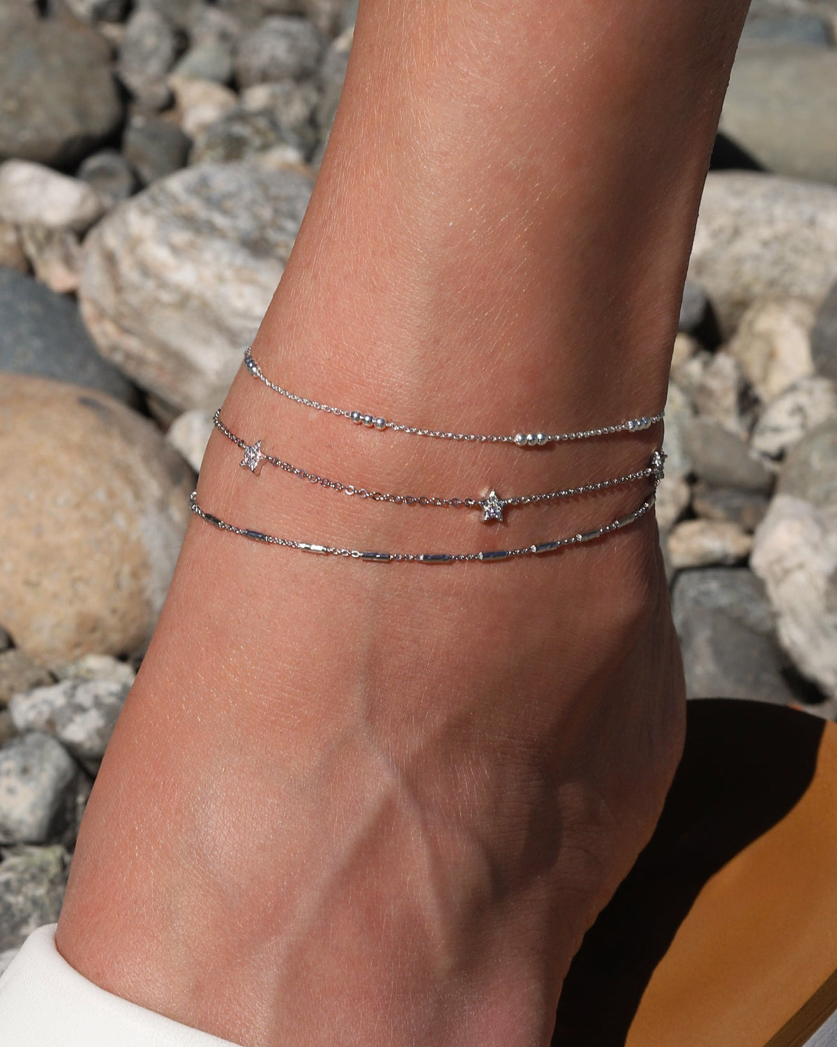 Star Pavé Anklet