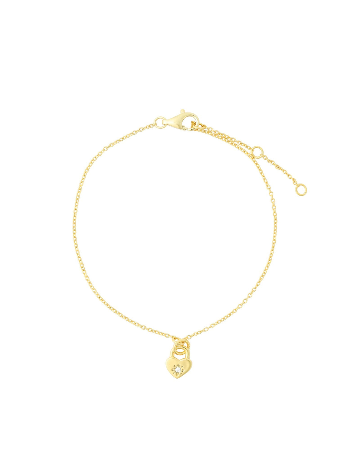 Heart Padlock Bracelet