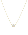 Flower Pavé Necklace