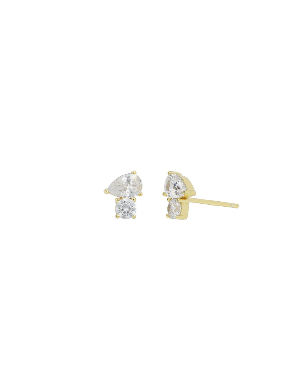 Toi Et Moi CZ Studs