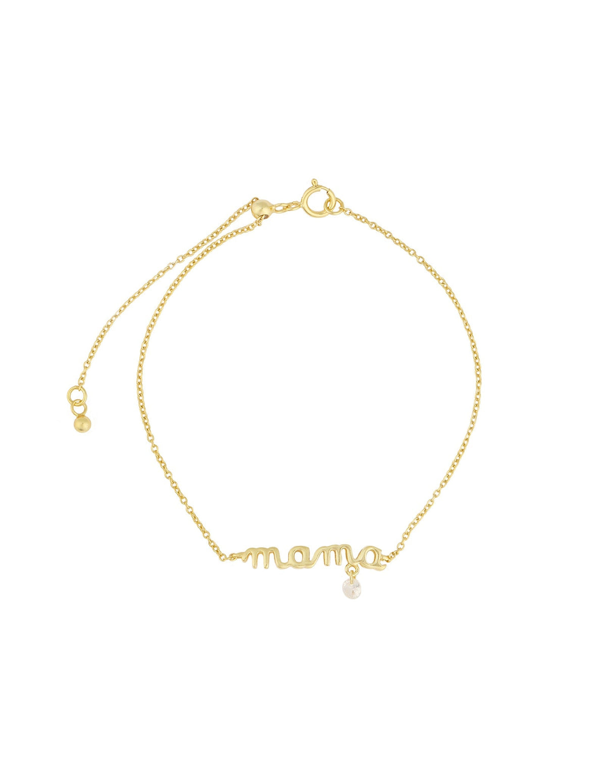 Mama CZ Drop Bracelet