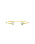 Duo CZ Round Cuff