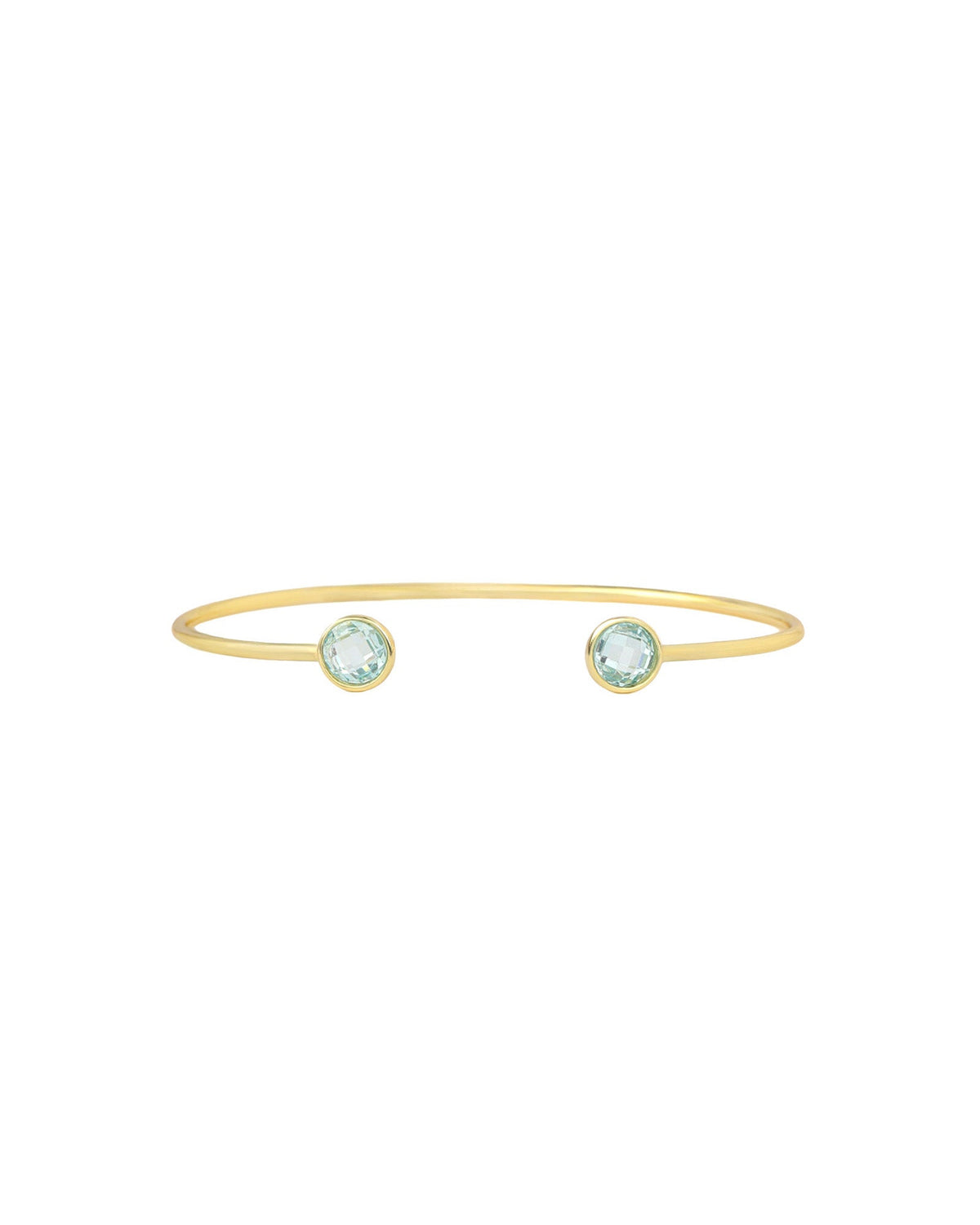 Duo CZ Round Cuff