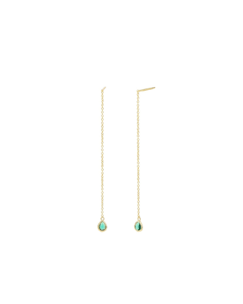 Teardrop Threader Earrings
