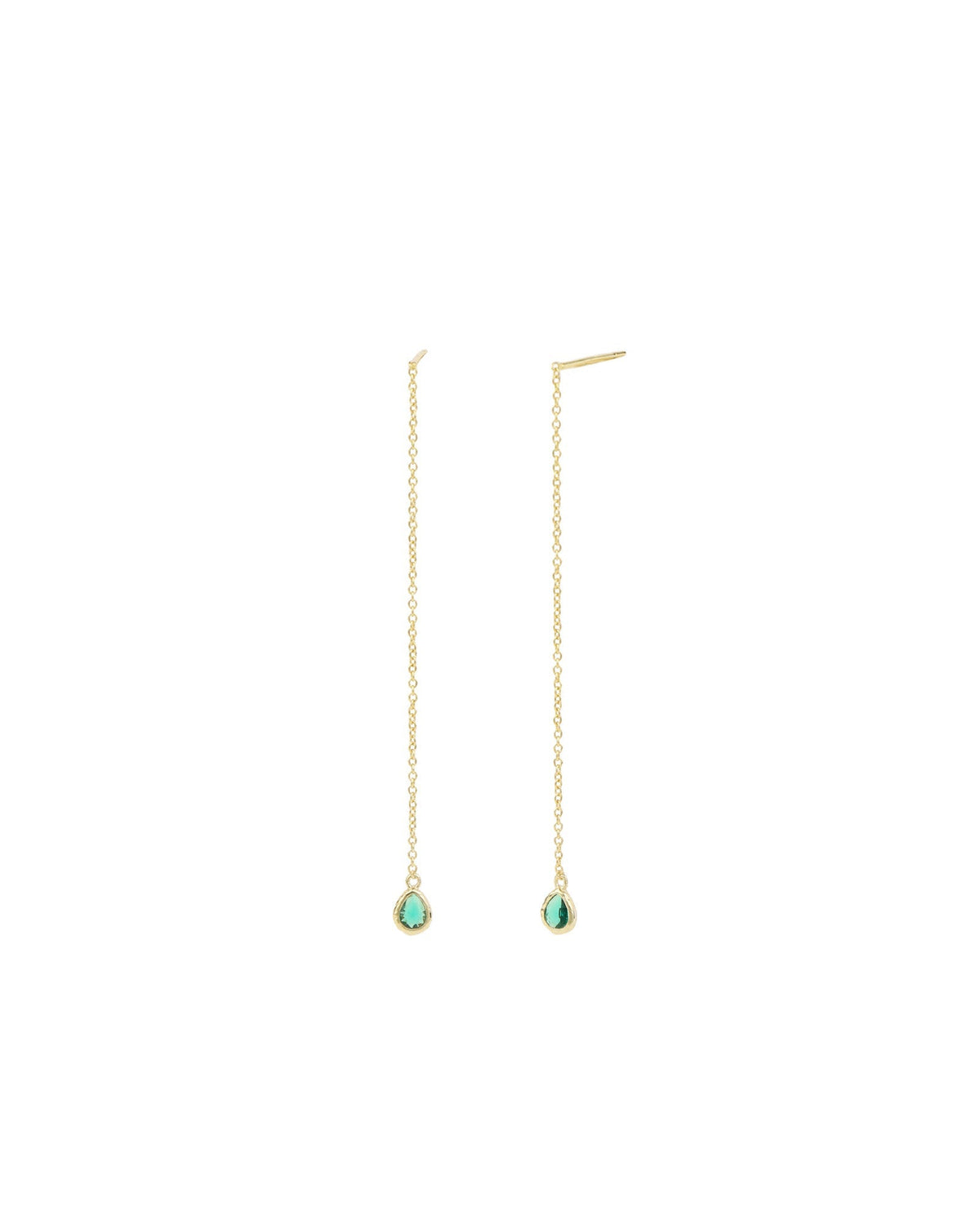 Teardrop Threader Earrings