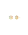 Rainbow Flower Studs