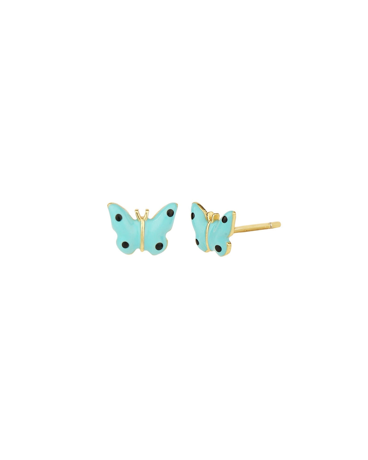Enamel Butterfly Studs