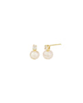 CZ & Pearl Drop Studs