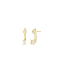Duo Shape CZ Ear Jacket