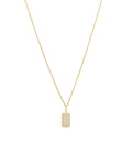 Pavé Tag Necklace