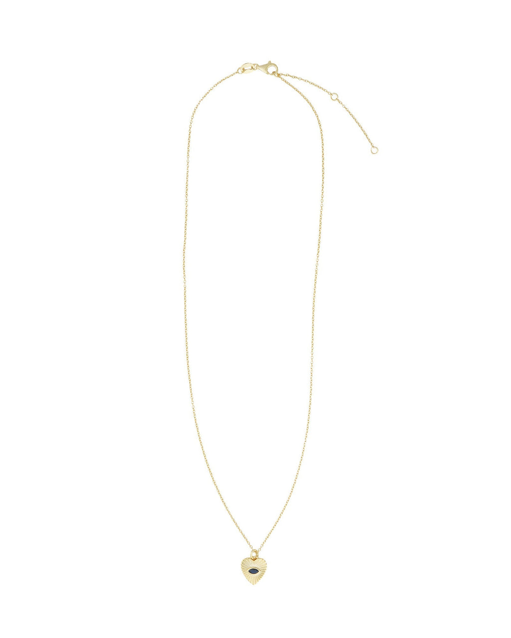 Radiant Heart Evil Eye Necklace