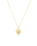 Radiant Heart Evil Eye Necklace