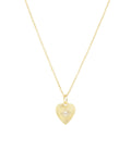 Radiant Heart Evil Eye Necklace