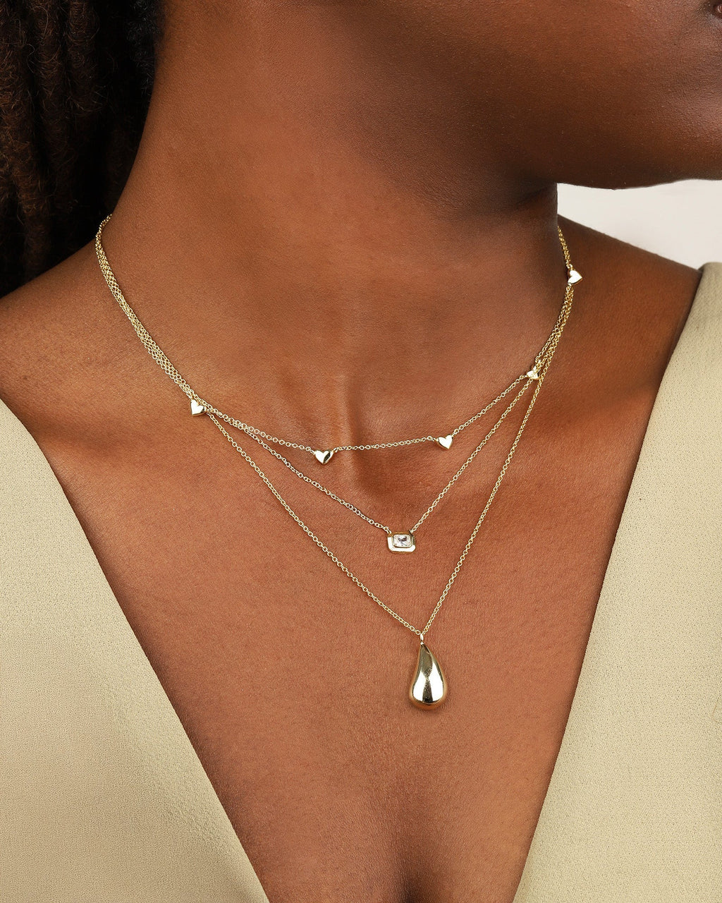 Teardrop Pendant Necklace