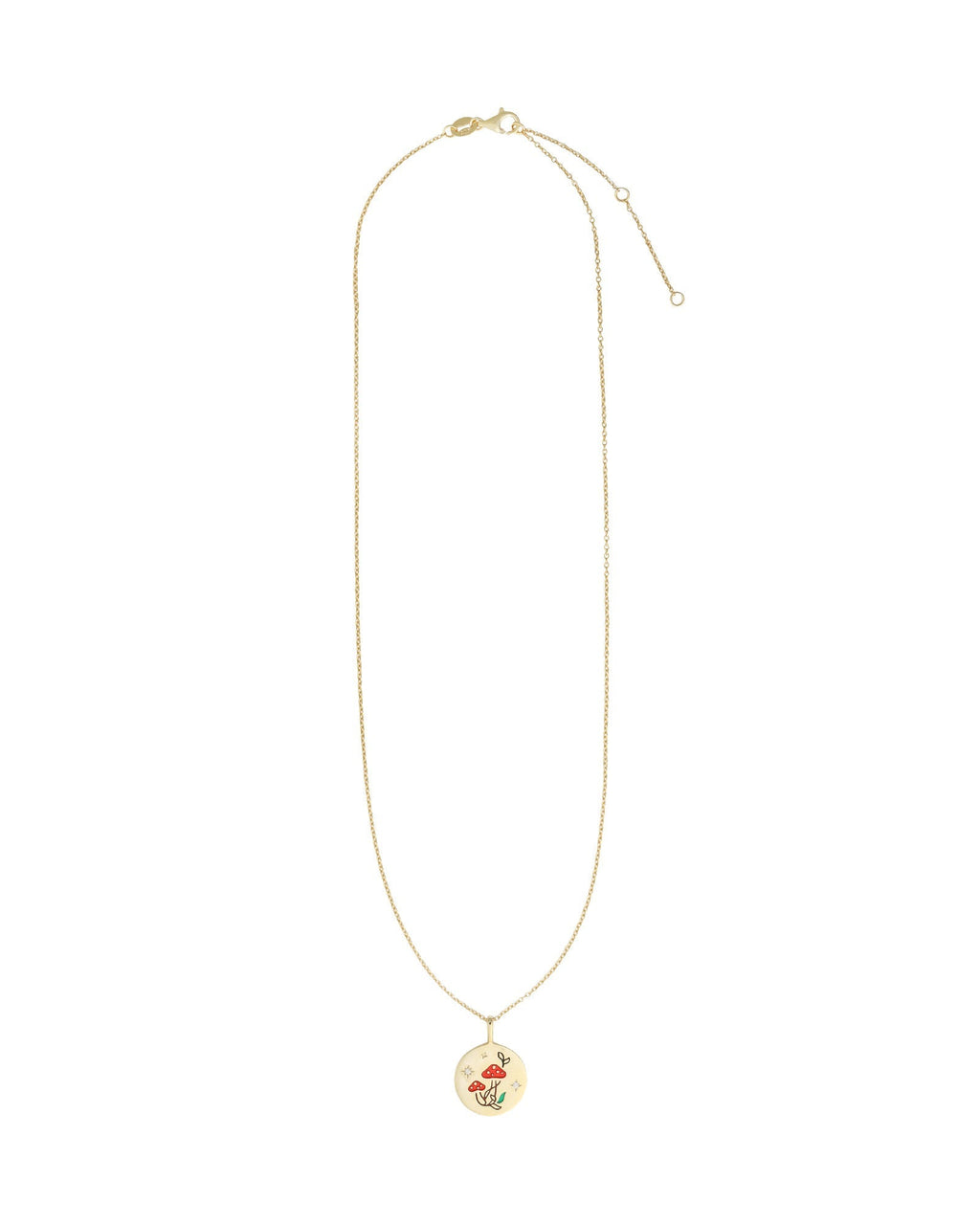 Mushroom Medallion Necklace