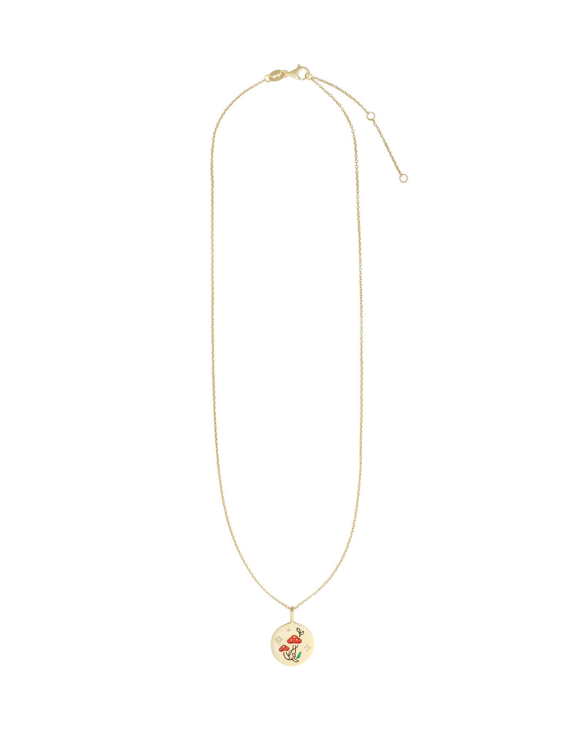 Mushroom Medallion Necklace