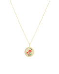 Mushroom Medallion Necklace