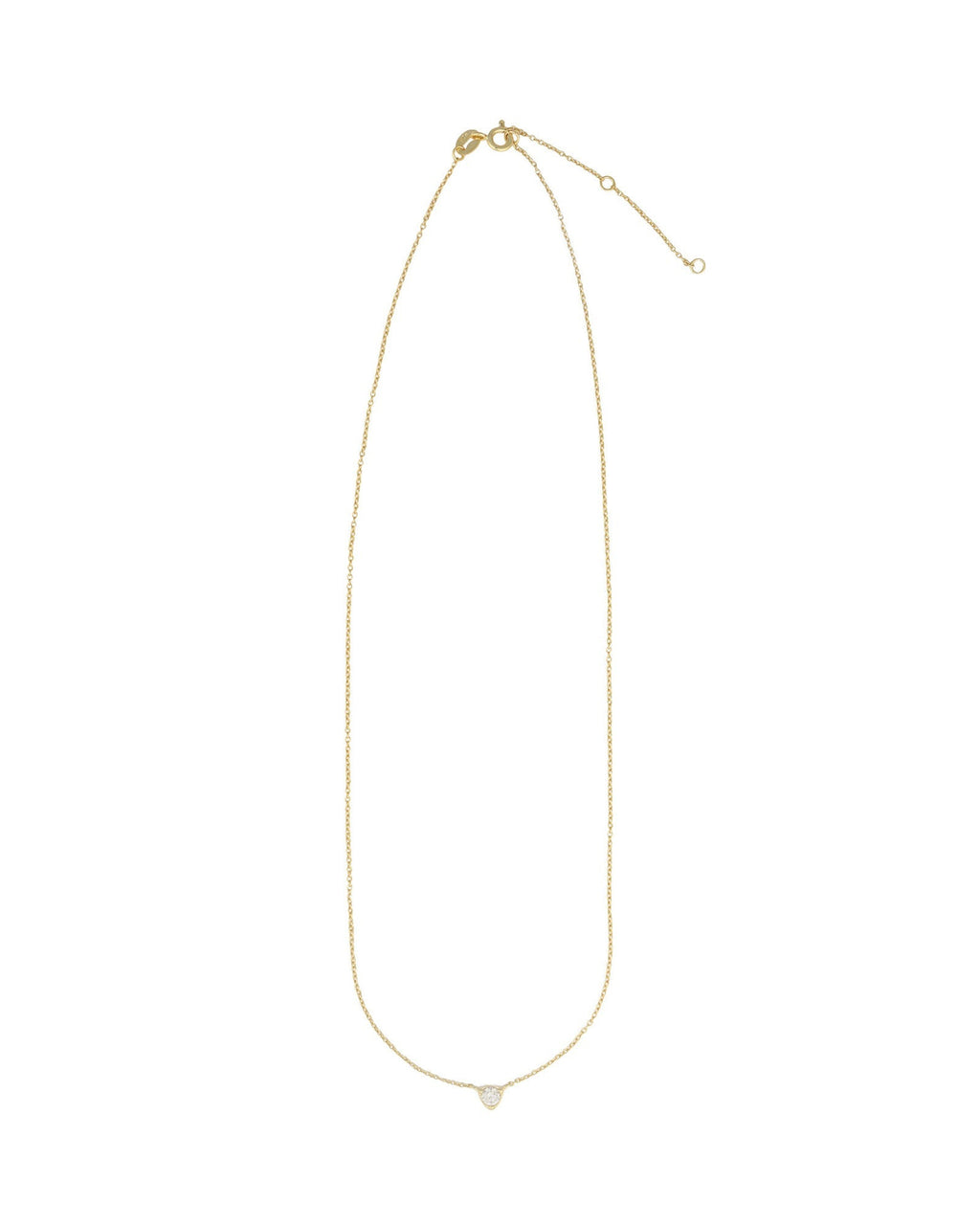 Triangle Solitaire Necklace