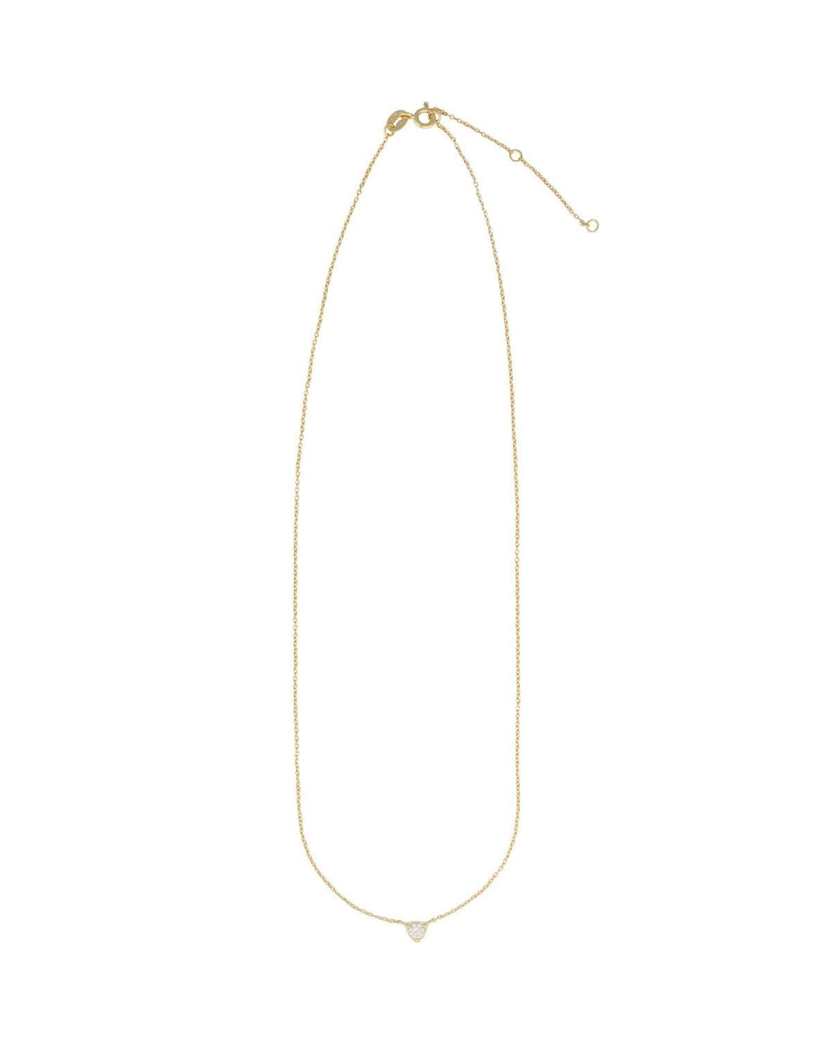 Triangle Solitaire Necklace