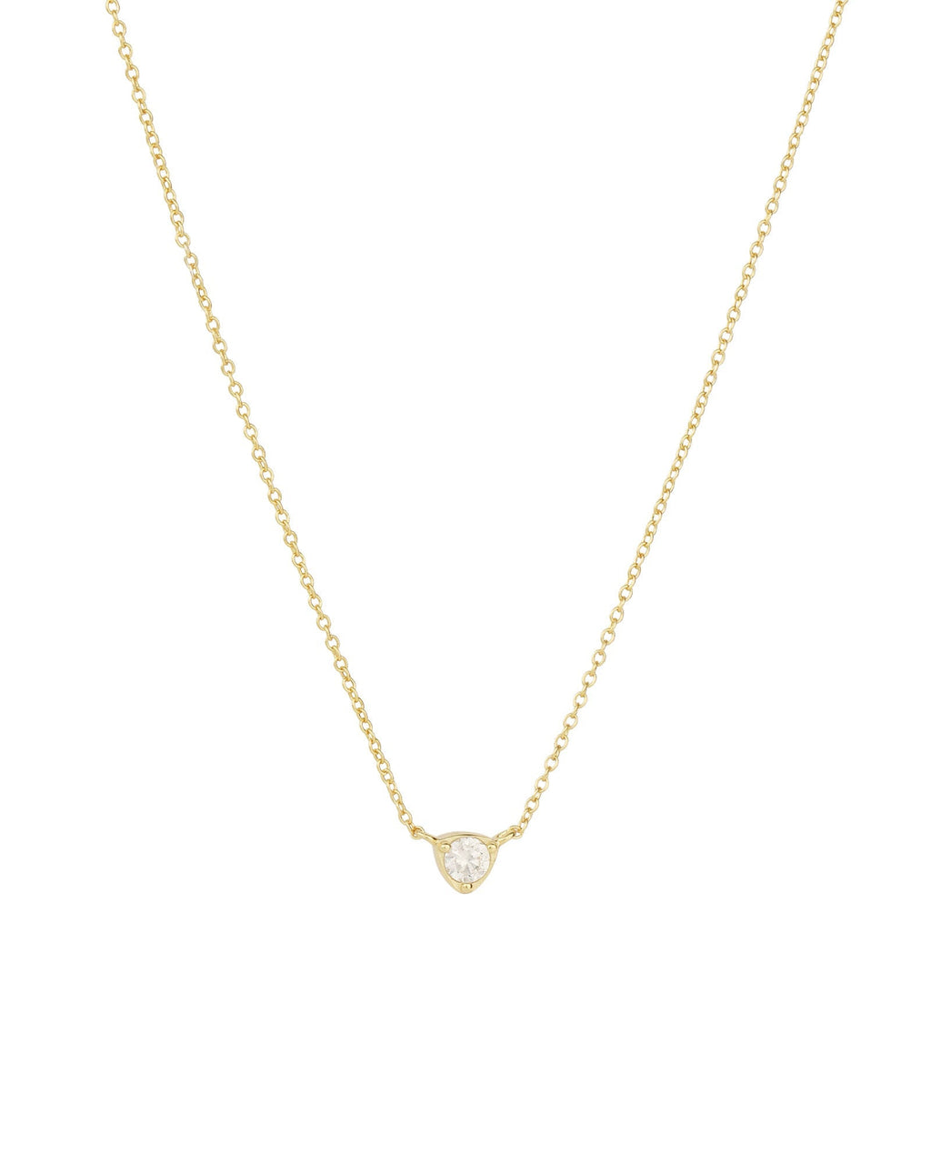 Triangle Solitaire Necklace