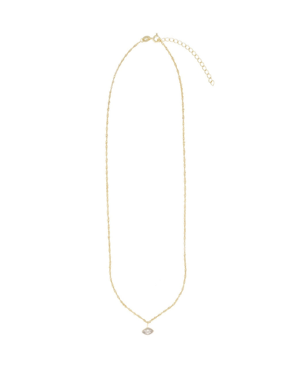 Evil Eye Rope Chain Necklace