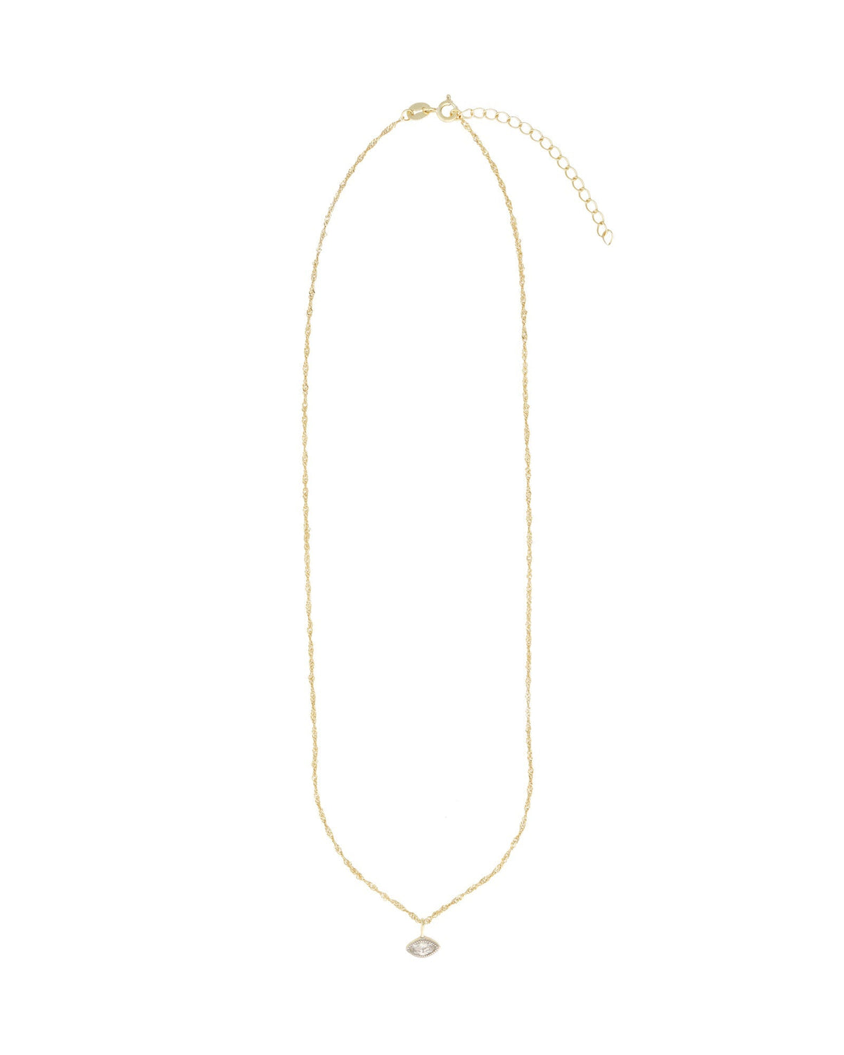 Evil Eye Rope Chain Necklace