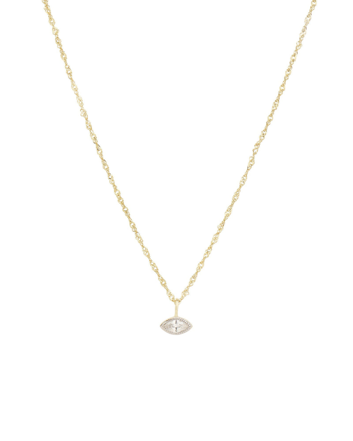 Evil Eye Rope Chain Necklace