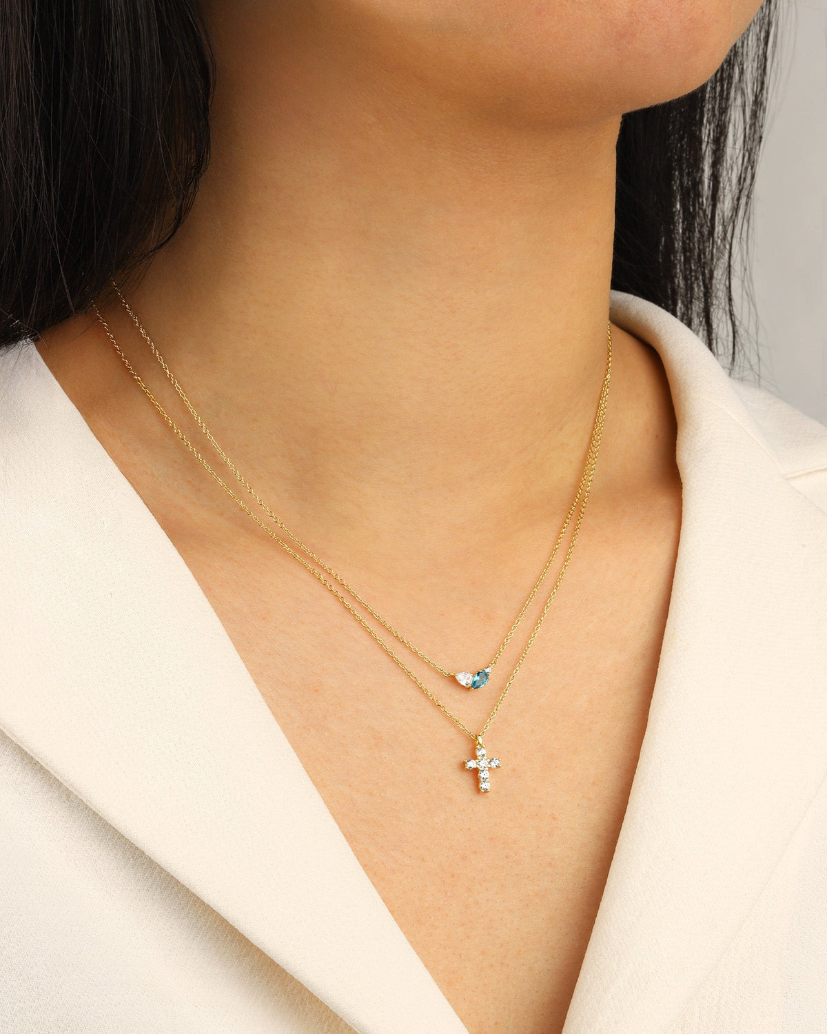 Toi Et Moi Stone Necklace