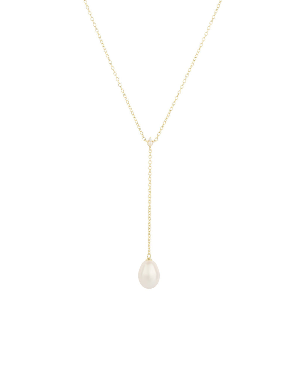 Pearl Y Necklace