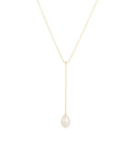 Pearl Y Necklace