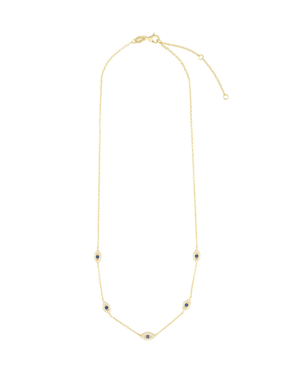 Evil Eye Station Necklace