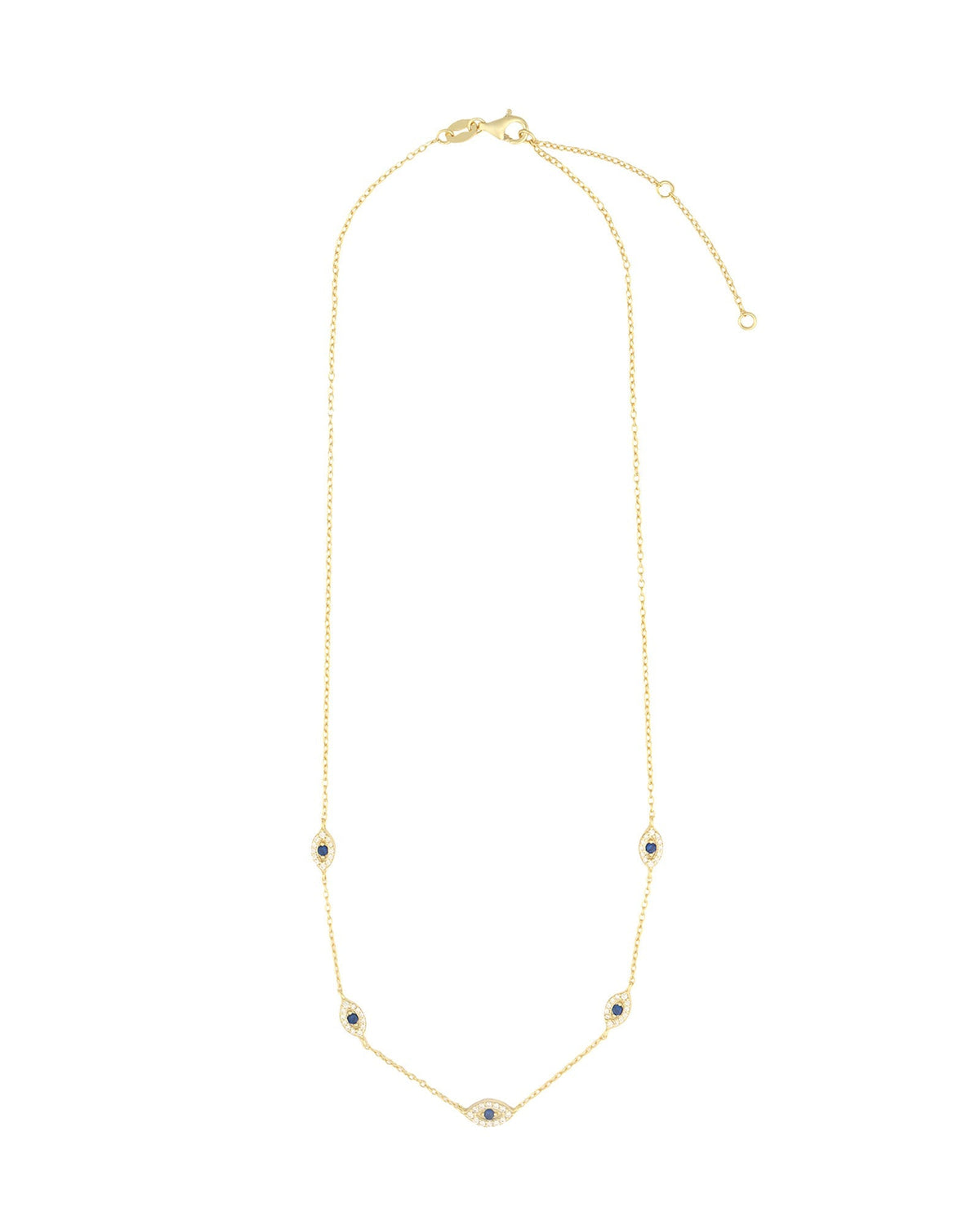 Evil Eye Station Necklace