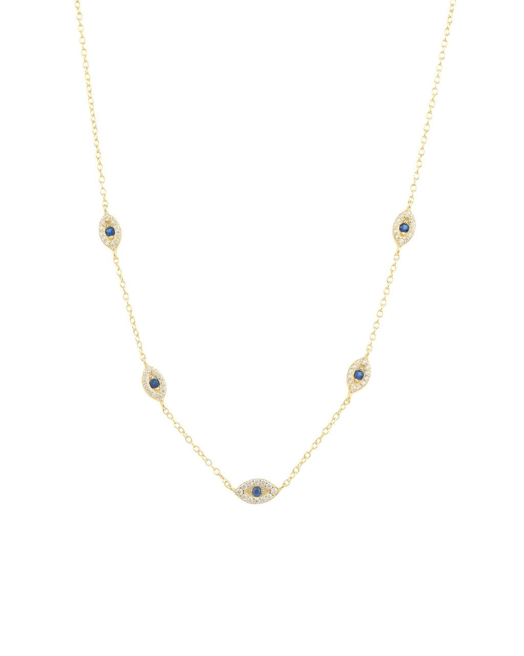Evil Eye Station Necklace